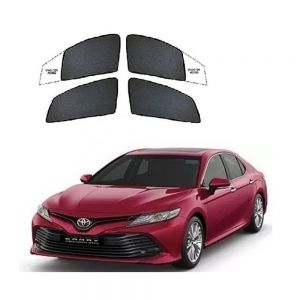 Premium  Fix type SunShade Curtain For Camry  - Black